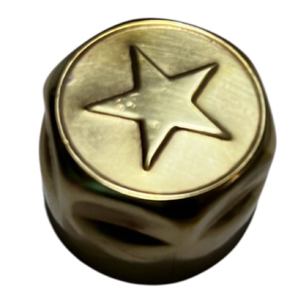 Solid Brass Star Top Mystery Piece Decorative Architectural Paperweight